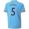 Goedkope Manchester City Stones 5 Thuisshirt 2022-23